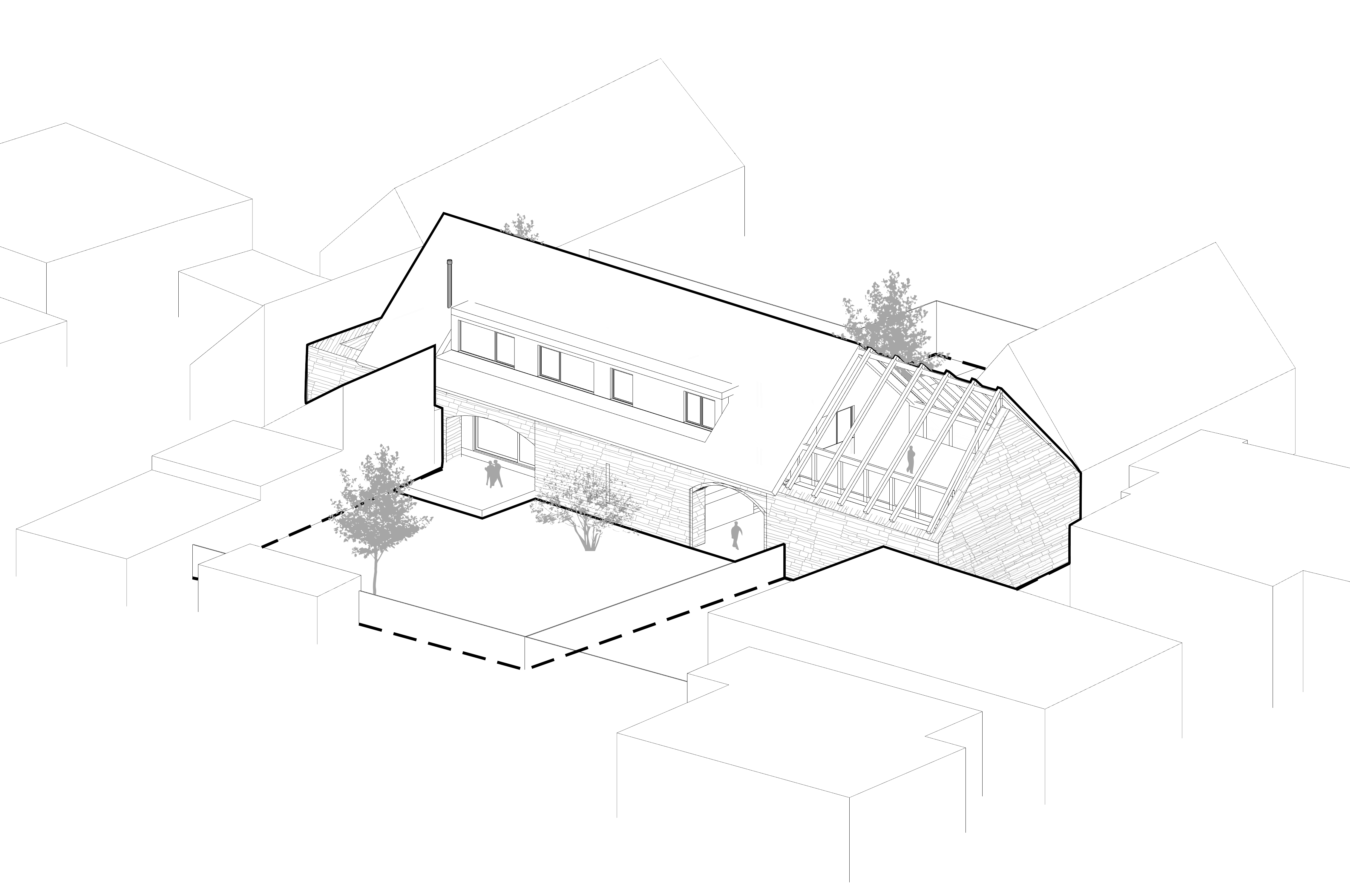 Karnet, architekti Zapomenutá stodola